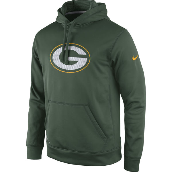Men Green Bay Packers Nike Practice Performance Pullover Hoodie Green->atlanta falcons->NFL Jersey